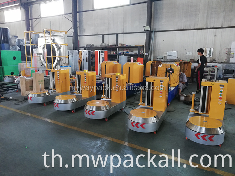 เครื่องห่อสัมภาระสนามบินขายดีสำหรับปกป้องสัมภาระจาก Myway Machinery